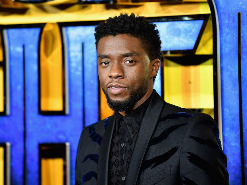 The late actor Chadwick Boseman, in London in 2018.