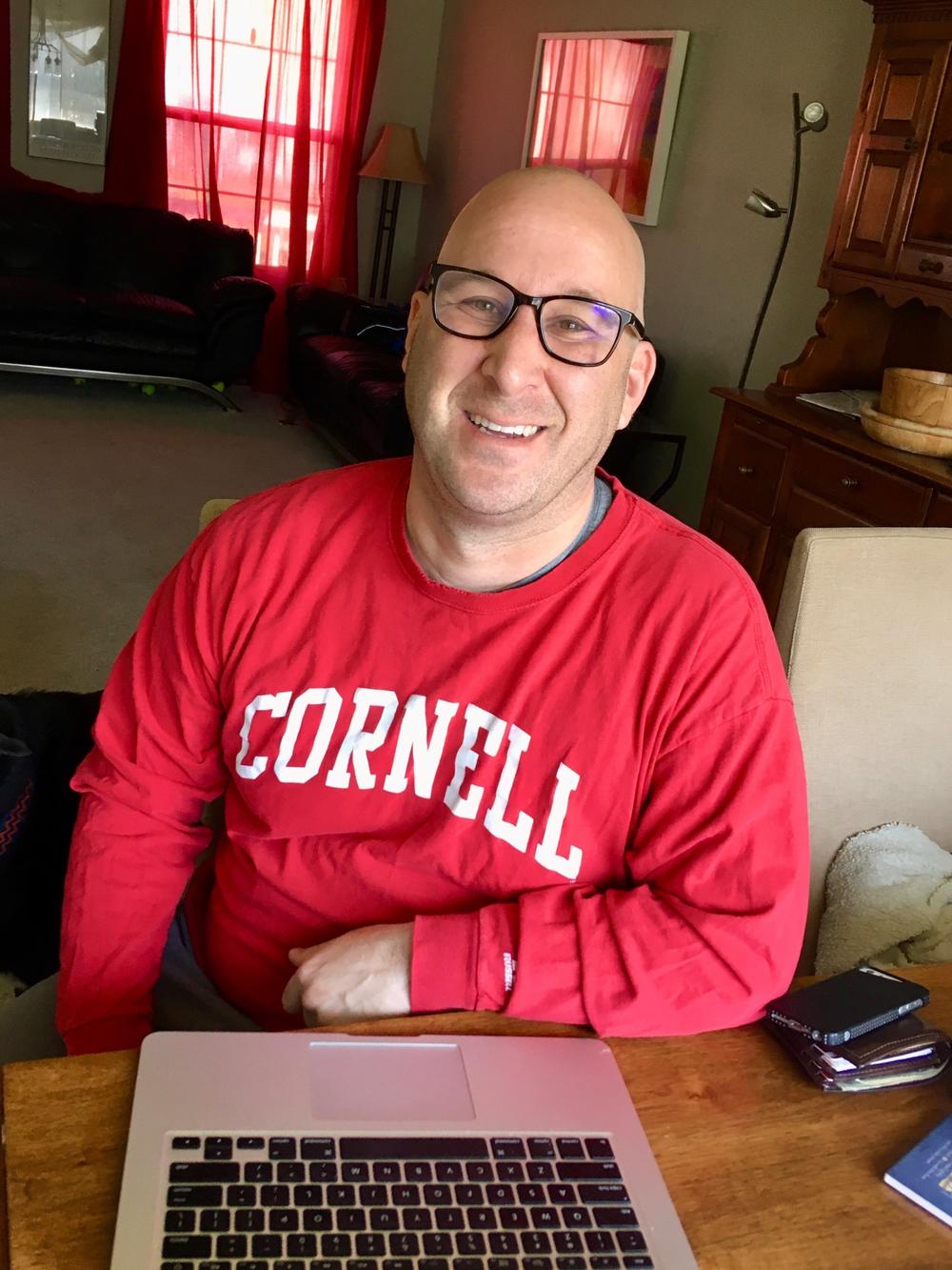 David Shriberg, of Bloomington, Ind., spent a lot of time on social media during the conflict, looking for updates on the situation, because his daughter was in Israel for a high school trip.