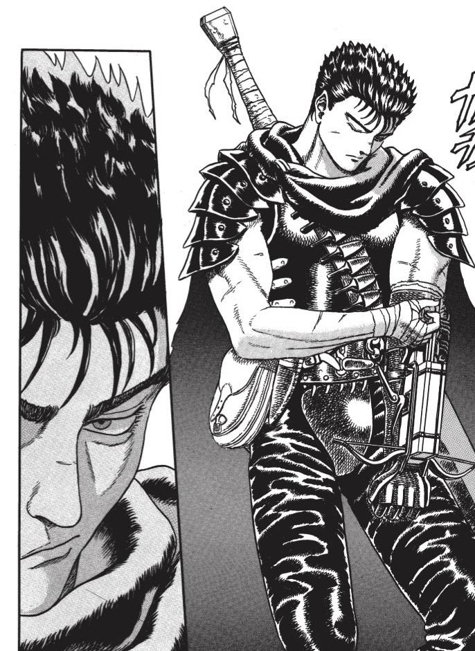 Guts, the tormented hero of <em>Berserk</em>