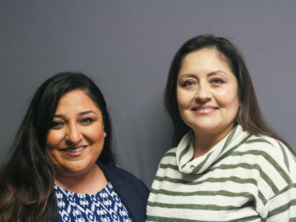 At their StoryCorps interview in Las Cruces, N.M., in March 2020, Melanie Dunne, left, and Marissa Miranda remembered the late Cpl. Josh Dunne.