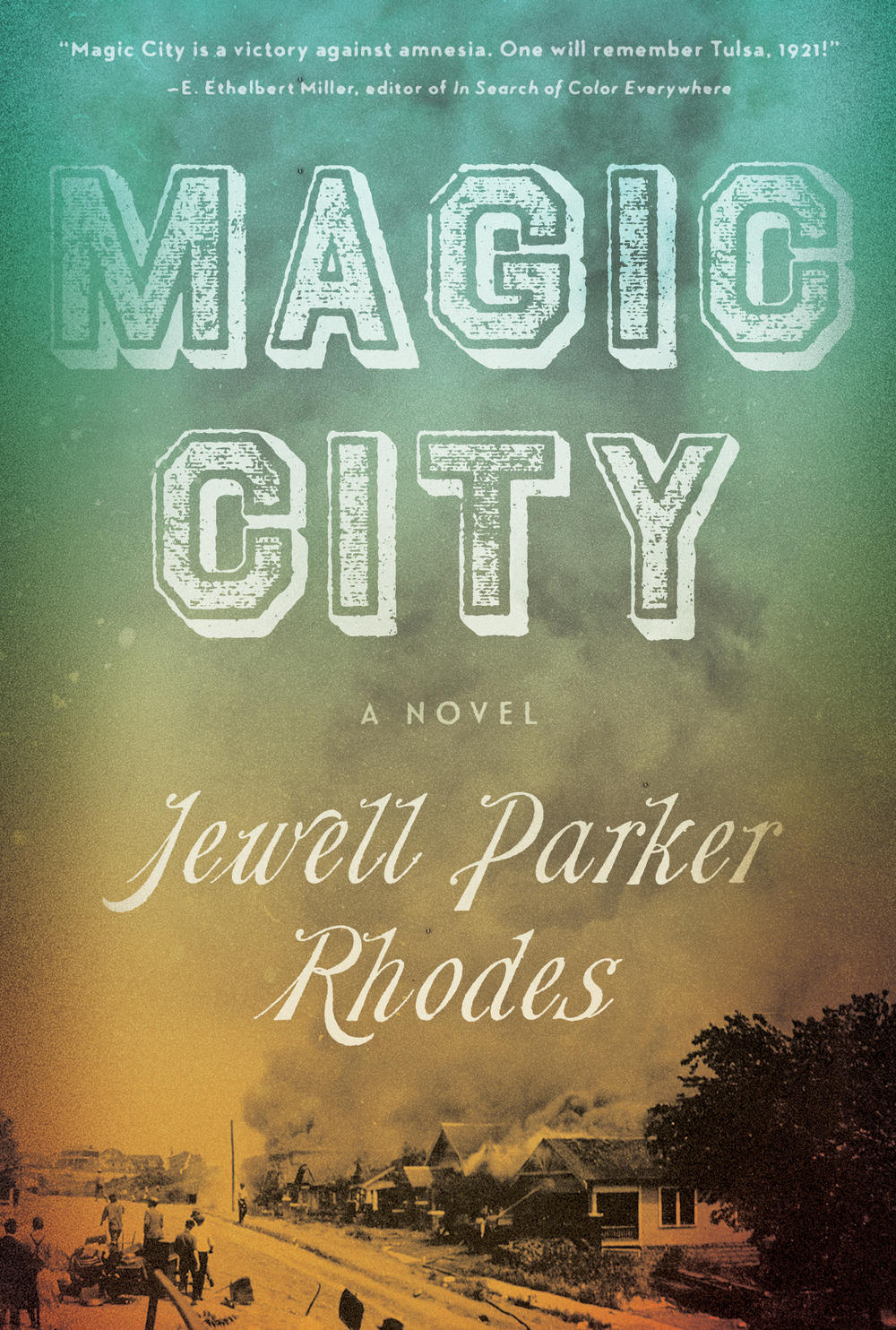 The updated cover of <em>Magic City, </em>by Jewell Parker Rhodes.