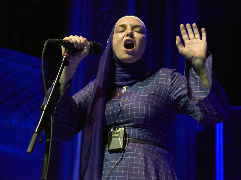 Sinead O'Connor performs at August Hall in San Francisco, Calif., in February 2020.