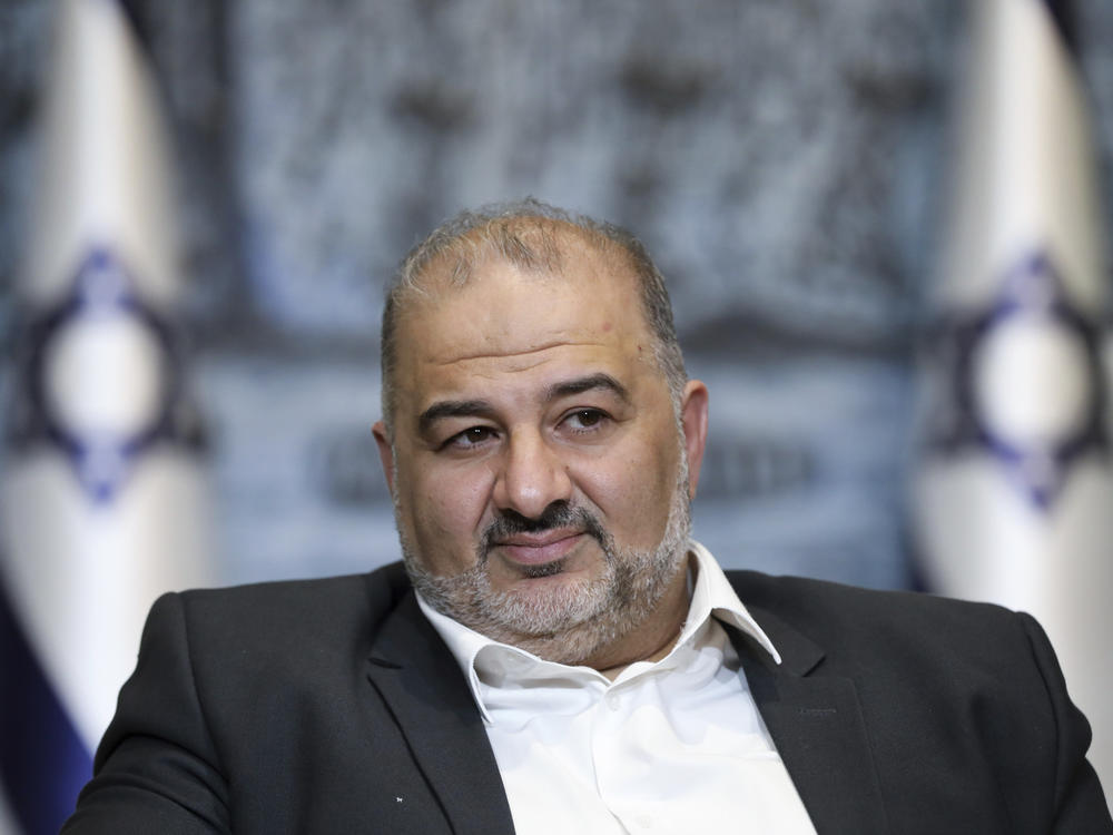 Mansour Abbas, an Arab citizen of Israel and leader of the Islamist party United Arab list. Abbas' party would be the first Arab party to be a member of an Israeli government.
