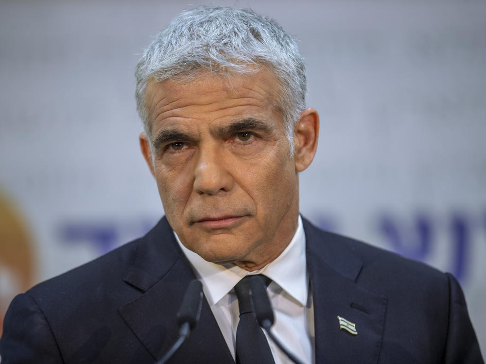 Israeli opposition leader Yair Lapid.