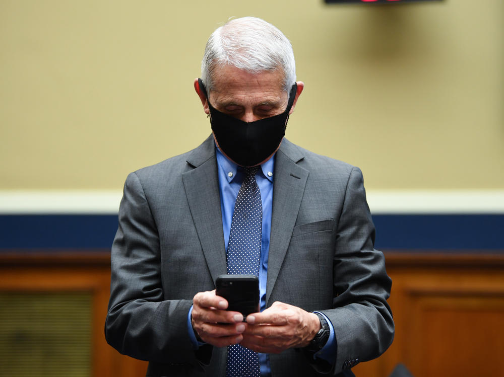 Thousands of pages of Dr. Anthony Fauci's work emails from January to June 2020 have been released via Freedom of Information Act requests by news organizations. Fauci is seen here before he testifies in front of a Senate committee last June.