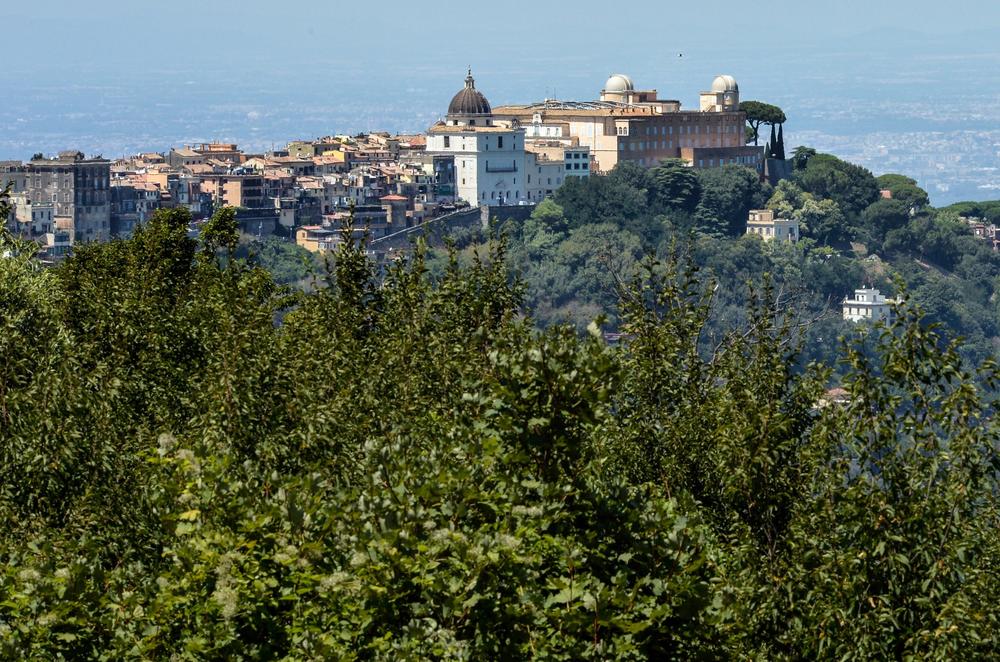 A view of the telescope domes on the roof of the Vatican Observatory, at the Apostolic Palace in Castel Gandolfo, in 2015.