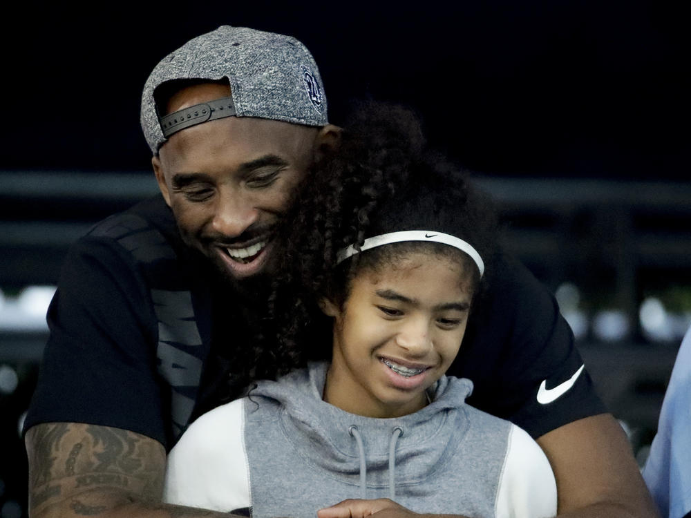Kobe Bryant and his daughter Gianna in Irvine, Calif., in 2018. Both were killed in a 2020 helicopter crash.