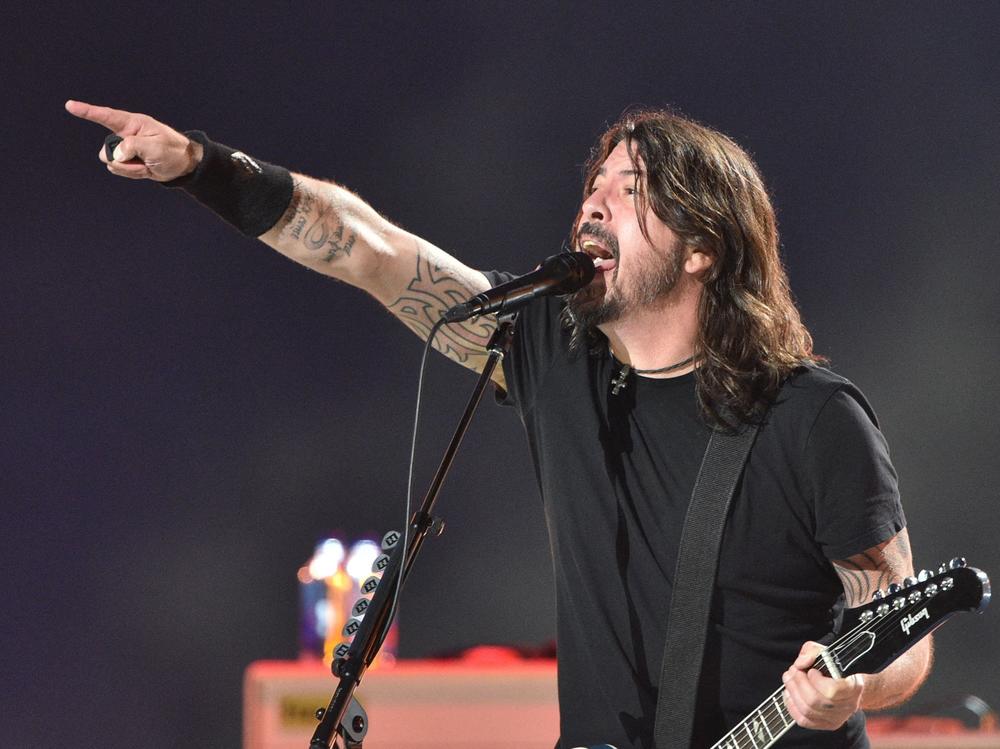 Dave Grohl of the Foo Fighters, seen here in the 