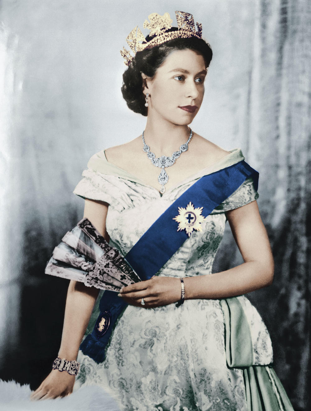 Queen Elizabeth II's portrait will no longer hang in a key gathering place at Oxford University's Magdalen College. Here is a portrait of the queen from early in her reign.