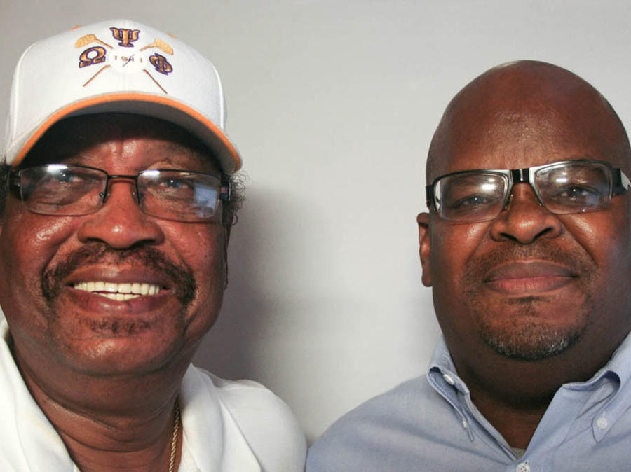 The late Rev. Farrell Duncombe (left) spoke with his friend Howard Robinson for a StoryCorps conversation in 2010 about how his role models helped shape him as a leader in his Alabama community.