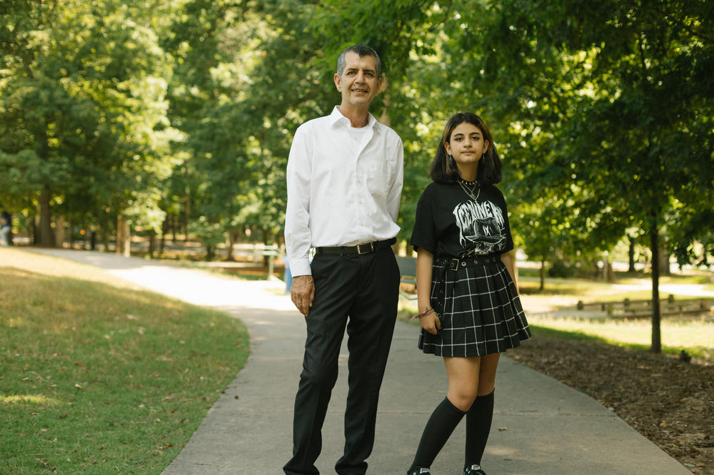 Mehran Mossaddad's 10-year-old daughter, Ramana, is back at in-person school, freeing him up to resume driving for Uber.