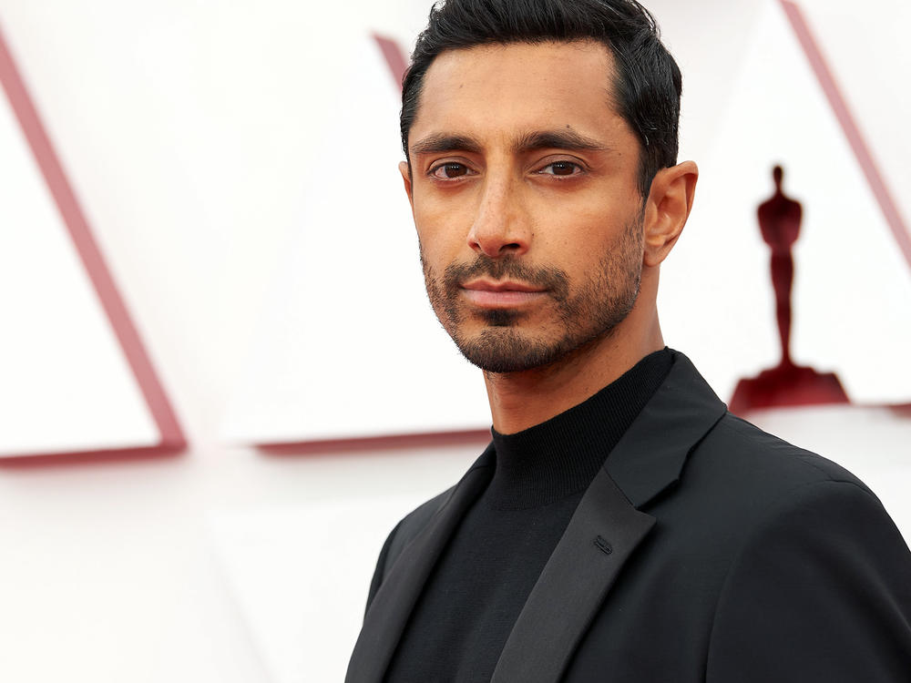 Riz Ahmed at the 2021 Academy Awards.