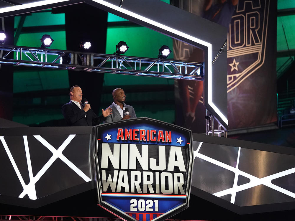 Hosts of NBC's <em>American Ninja Warrior</em> Matt Iseman and Akbar Gbajabiamila.