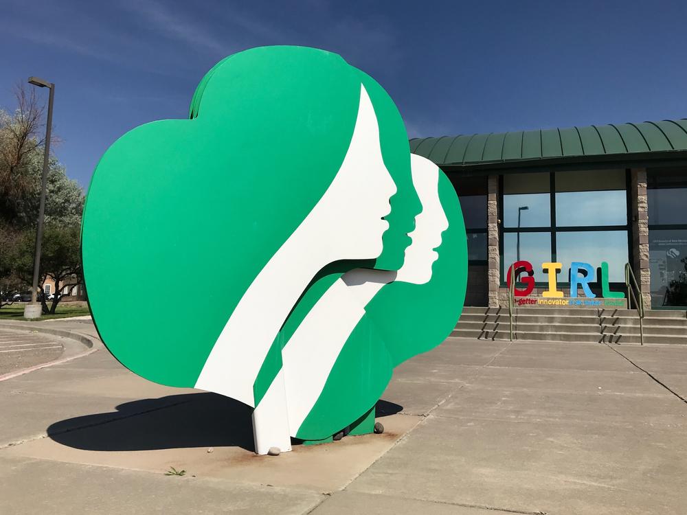 This June 7, 2021, image shows the headquarters of Girl Scouts of New Mexico Trails in Albuquerque, New Mexico. The pandemic has left the Girl Scouts with an unusual problem this year: millions of unsold cookies.