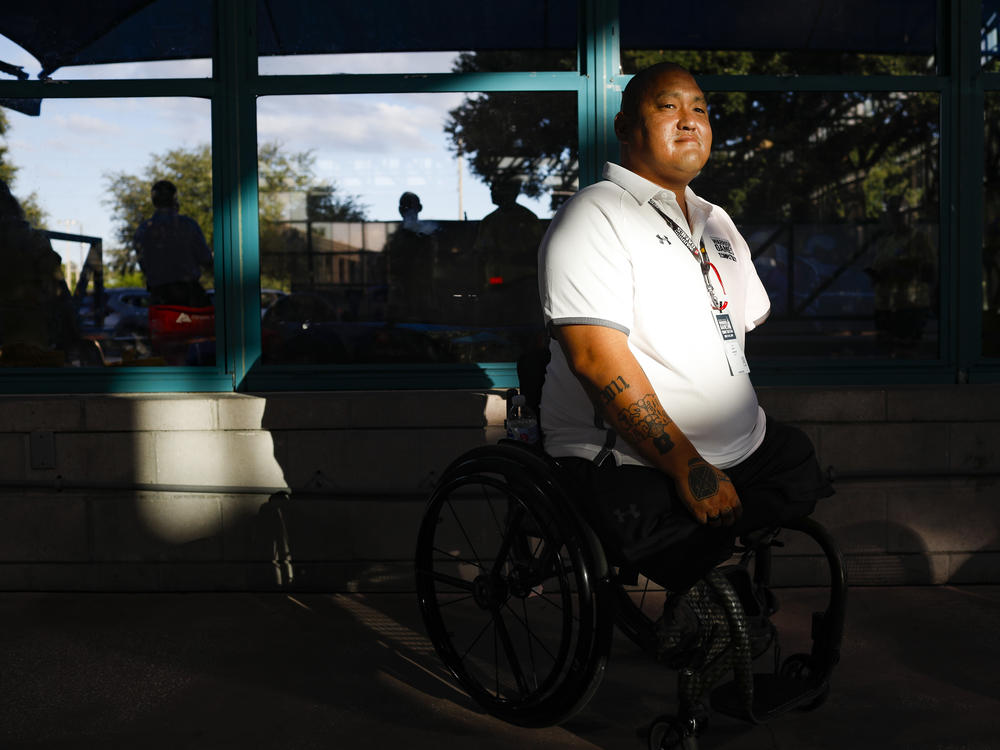 U.S. Army Veteran Staff Sgt. Matt Lammers is one of some 60 vets who lost three or four limbs, out of 2.7 million who served in the wars in Iraq and Afghanistan.