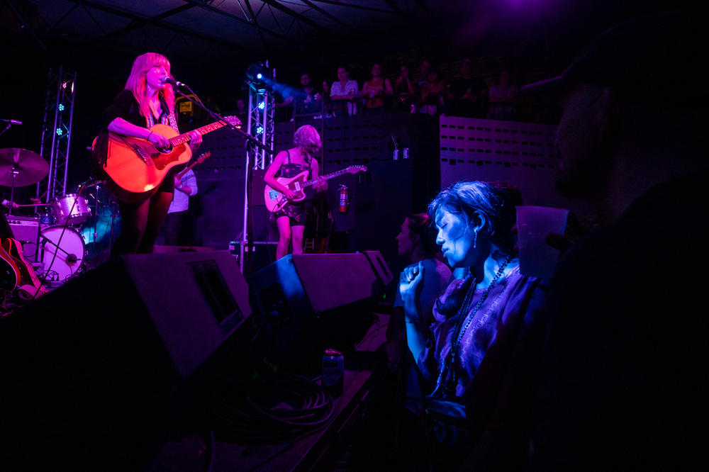 The Mohawk club reopens with a sold-out performance by the band Heartless Bastards in Austin. The show was part of the reemergence of in-person events at Austin's iconic live music venues. Many of the venues are still waiting for federal funding from the Shuttered Venue Operators Grant program. <a href=