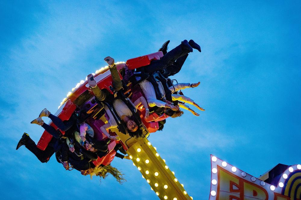 Seniors from Bullard-Havens Technical High School enjoy a unique prom experience at Quassy Amusement Park in Middlebury, Conn. <a href=
