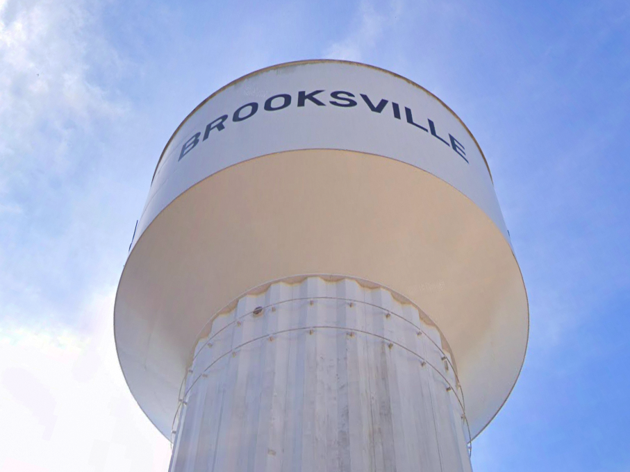 The Brooksville water tower was accidentally sold by the city to a businessman who was trying to buy a municipal building at the tower's base.