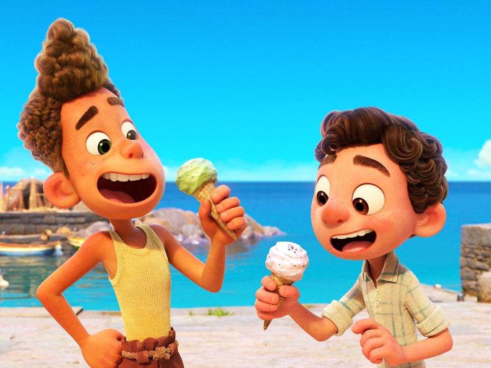 Two sea creatures go undercover as boys in a small Italian Riviera town in the charming Pixar film <em>Luca</em>.