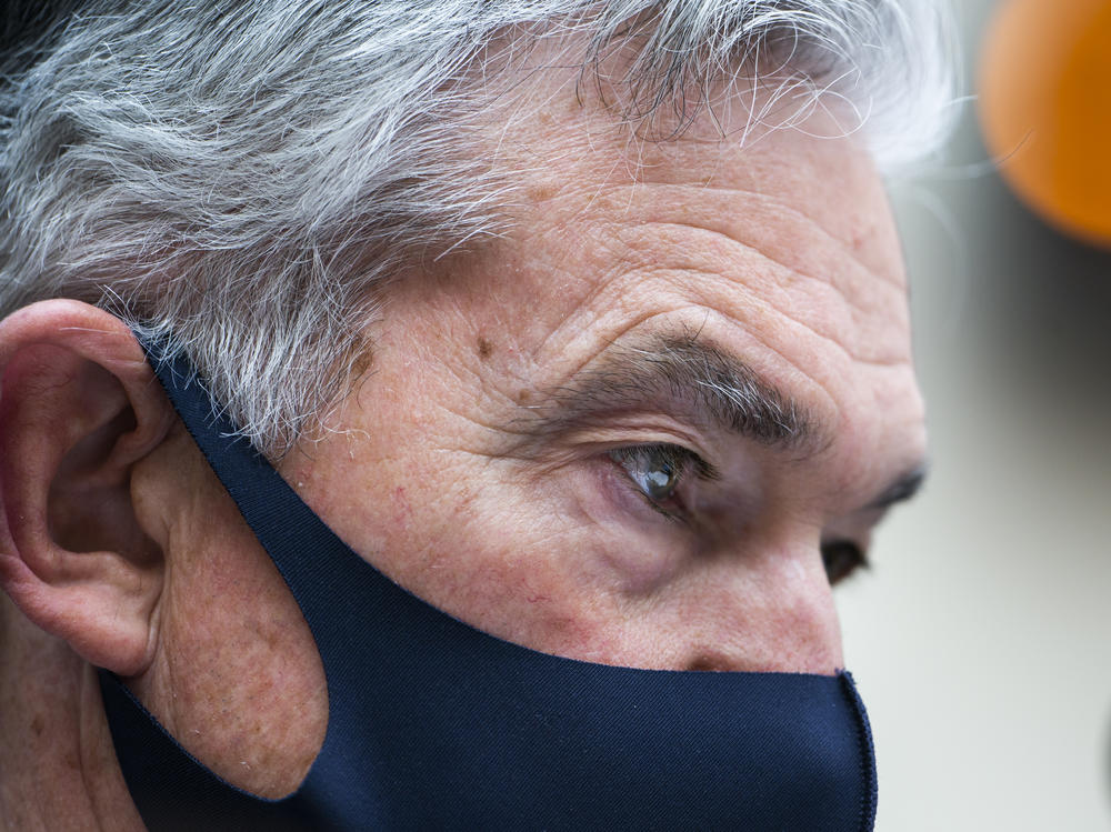 Federal Reserve Chair Jerome Powell testifies at a House Financial Services Committee hearing on Capitol Hill in December. The Fed said on Wednesday it will continue providing support to the economy despite the rise in consumer prices.