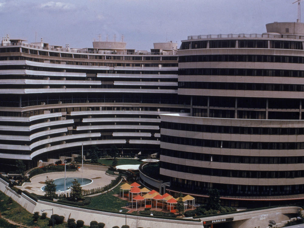 The Watergate Complex in Washington, D.C. housed the Democratic National Committee's headquarters in 1972.