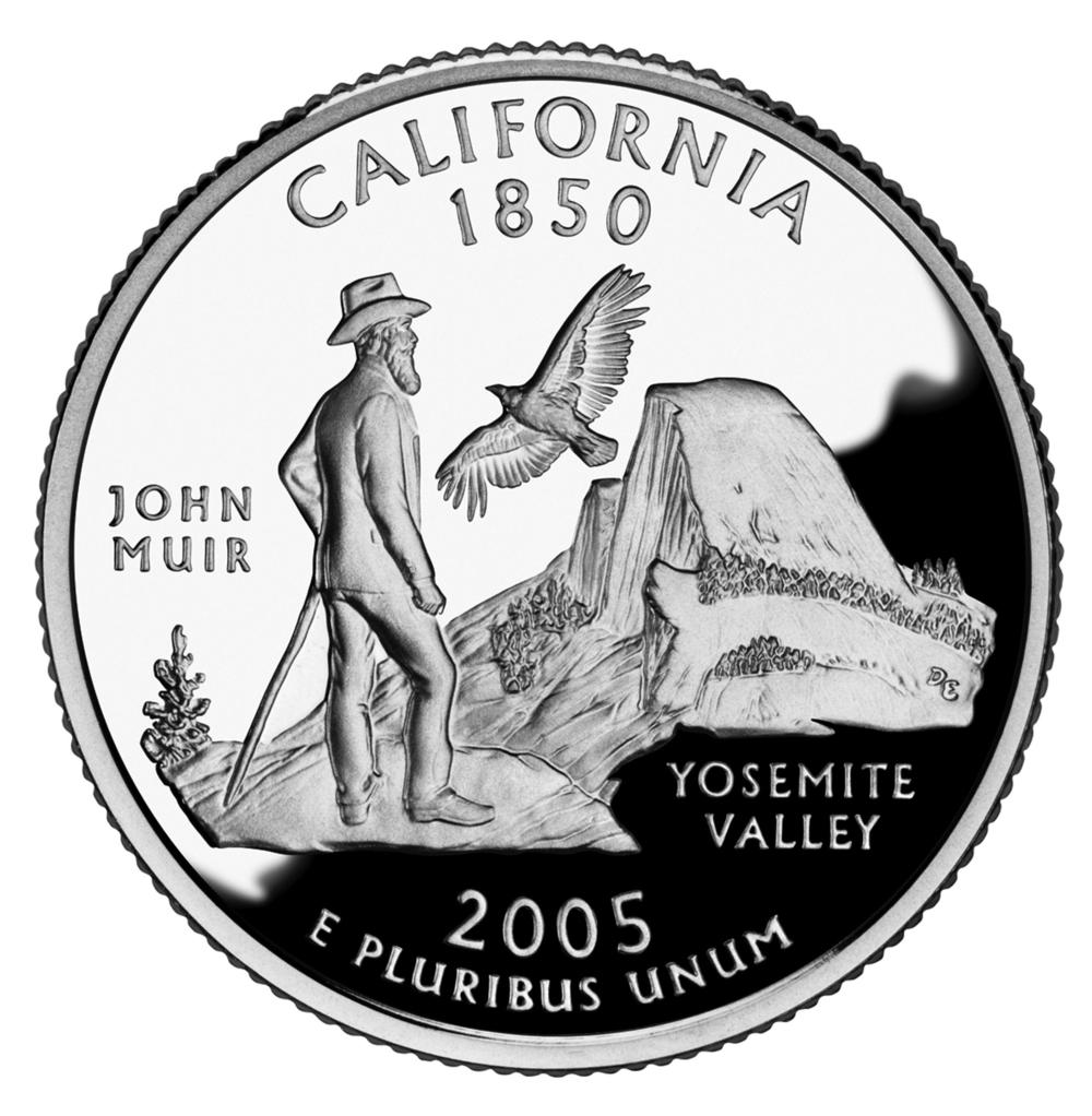 State quarters — like this one from California — are among the designs the CFA considers.