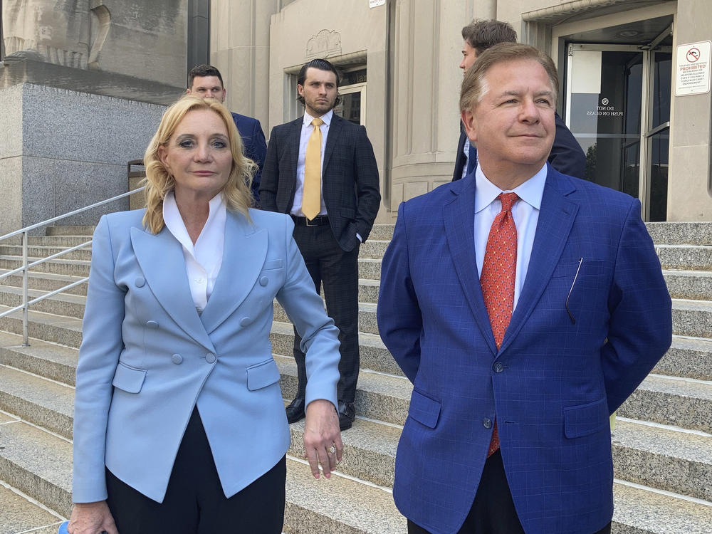 Patricia McCloskey and her husband Mark McCloskey pleaded guilty to misdemeanor crimes on Thursday. They also agreed to forfeit both weapons they used when they confronted protesters in front of their home in June of last year.