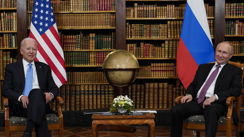 President Biden meets with Russian President Vladimir Putin, June 16, in Geneva.