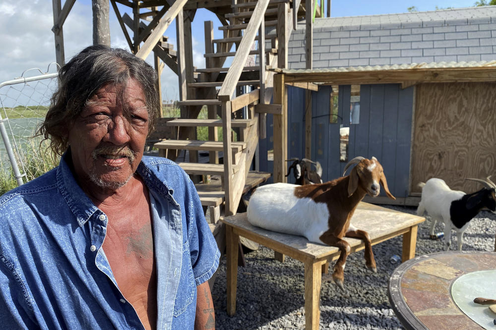 Homer Pompa is a 71-year-old Vietnam vet and a psychedelic blues singer. Pompa says he and his friends have made peace with his aerospace neighbors.
