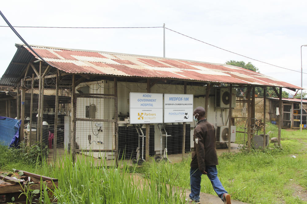 The oxygen plant at the Koidu Government Hospital in the Kono District of Sierra Leone. It's one of only two functioning medical oxygen plants in the country.