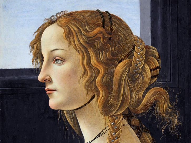 Sandro Botticelli, <em>Ideal Portrait of a Lady (