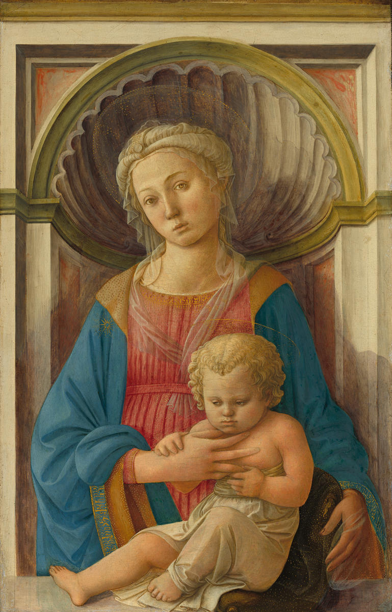 Fra Filippo Lippi, <em>Madonna and Child</em>, circa 1440, tempera on poplar panel, National Gallery of Art, Washington, Samuel H. Kress Collection, 1939.1.290