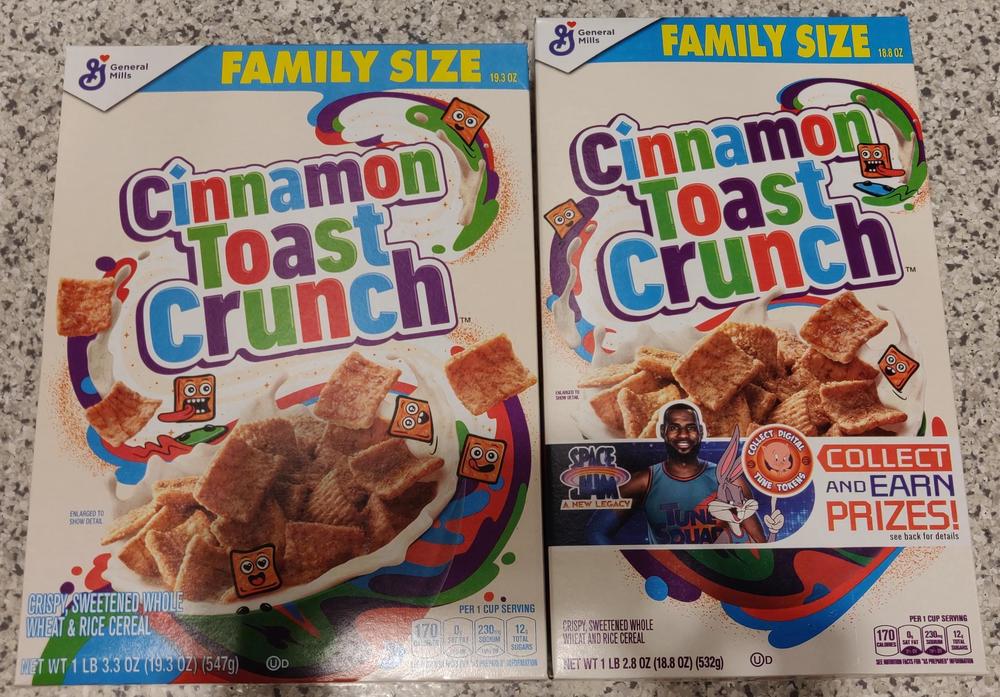 Fitzer's shrunken Cinnamon Toast Crunch