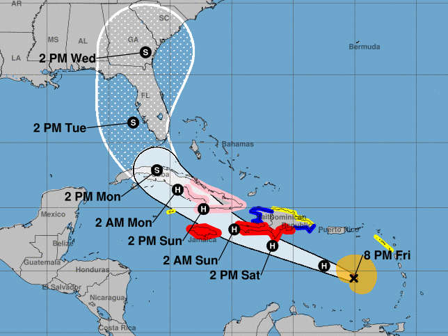 Hurricane Elsa is beginning a journey through the Caribbean. In addition to other damage, it could interfere with the search and rescue operation at the collapsed condo in Surfside, Fla.