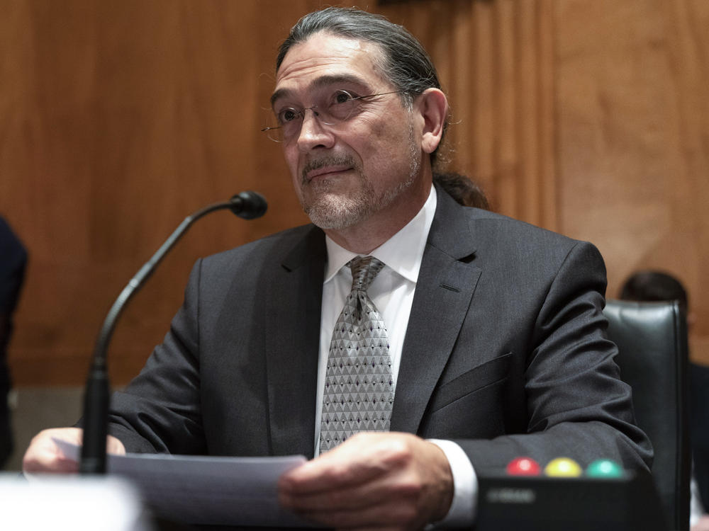 Robert Santos, President Biden's nominee for director of the U.S. Census Bureau, testified before the Senate's Homeland Security and Governmental Affairs Committee on Thursday. If confirmed, Santos, who is Latinx, would become the first person of color to lead the agency as a permanent director.