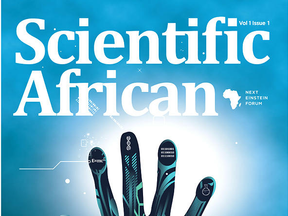 The Cover of Scientific African's first issue.