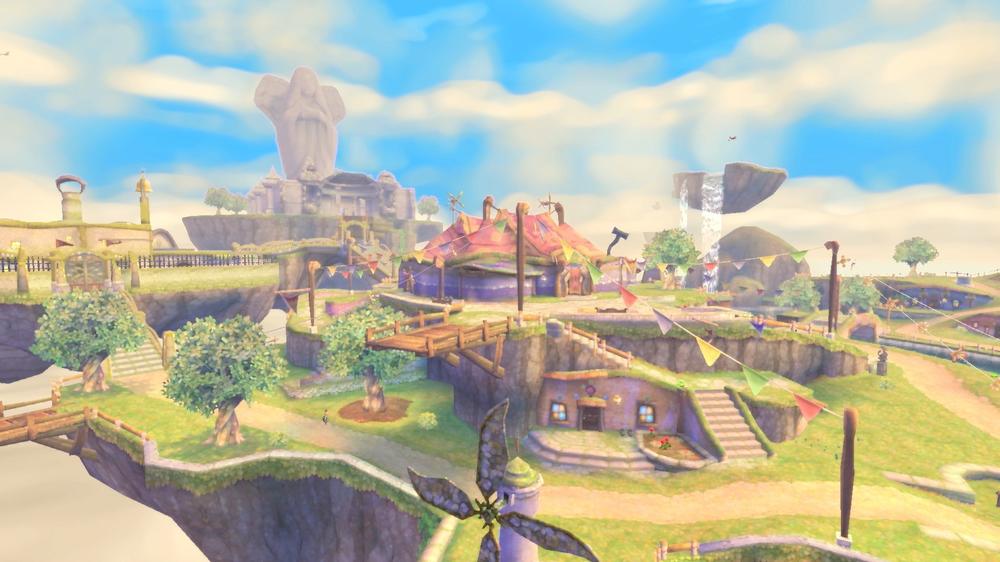 <em>Skyward Sword HD</em> offers a beautiful world with plenty of interesting spots to explore.