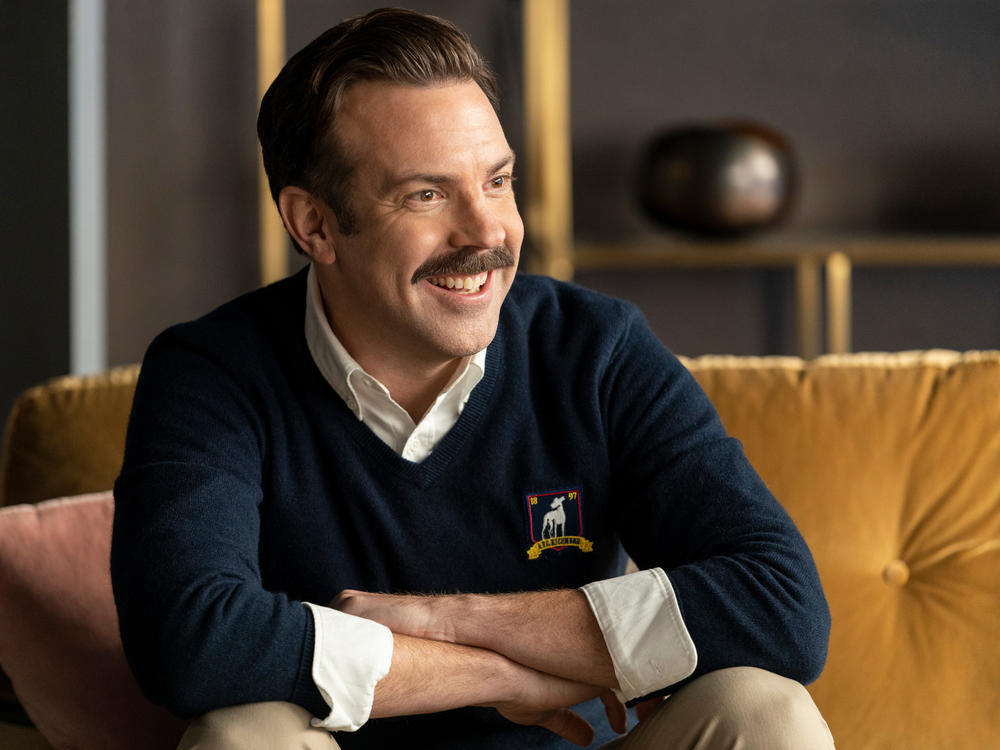 Jason Sudeikis in <em>Ted Lasso</em>.