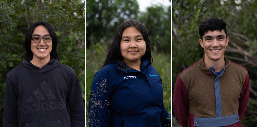 Ethan Lincoln, Kaylee King and Jamin Crow. The three students say hunting helped them get through the isolation of the pandemic, when their schools and many other activities, like sports, were shut down because of COVID-19.