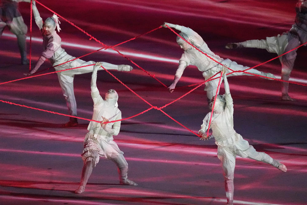 Dancers perform during the opening ceremony.