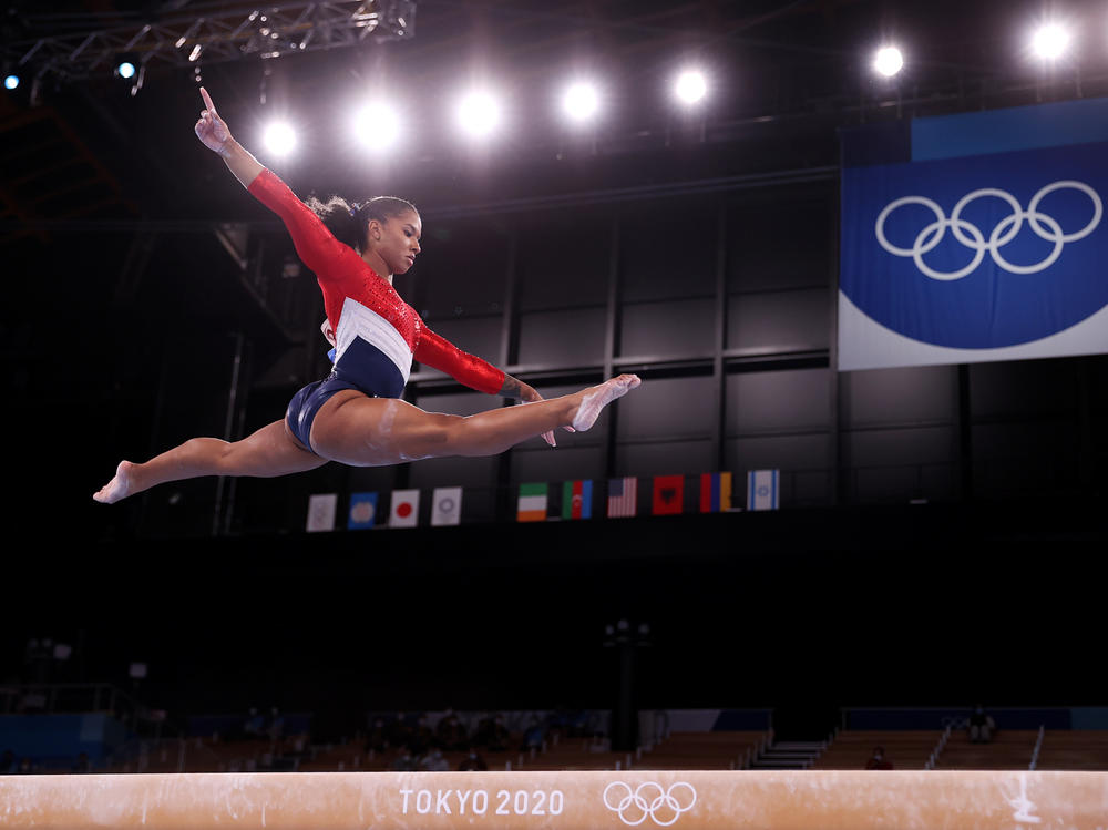 Chiles was solid on the balance beam — an event she did not expect to compete on Tuesday.