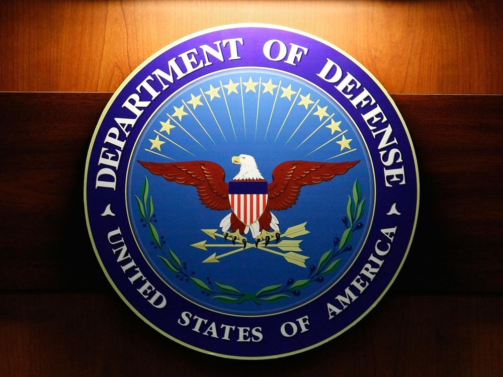 The seal of the Department of Defense.