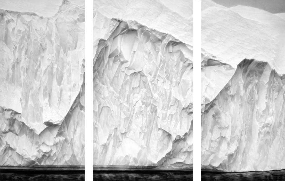 Robert Longo, <em>Untitled (Iceberg for Greta Thunberg),</em> 2020. Charcoal on mounted paper.