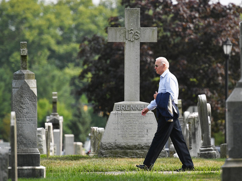 President Biden's son Beau, his wife Neilia and daughter Naomi are buried in the cemetery at St. Joseph on the Brandywine church in Wilmington.