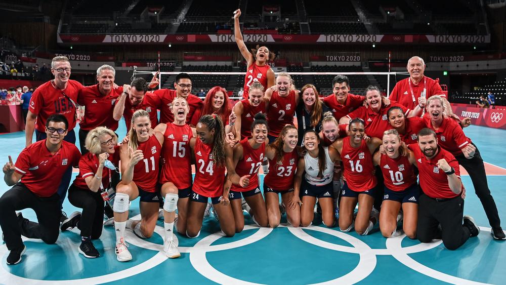 U S Women S Volleyball Team Wins First Ever Olympic Gold Medal Georgia Public Broadcasting