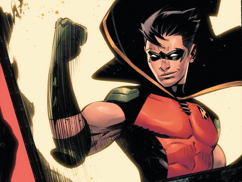 In <em>Batman: Urban Legends #6</em>, Robin (Tim Drake) comes to a realization. Writer: Meghan Fitzmartin. Art: Belén Ortega. Color: Alejandro Sánchez.
