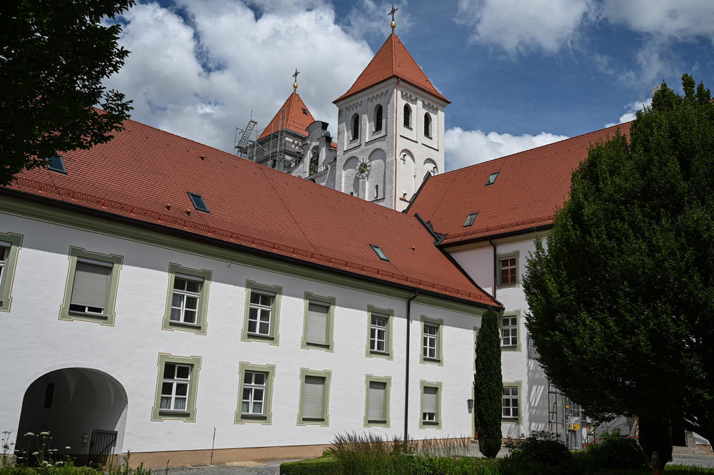 Part of the Franciscan cloister of Mallersdorf in the Laber-Valley in Bavaria.