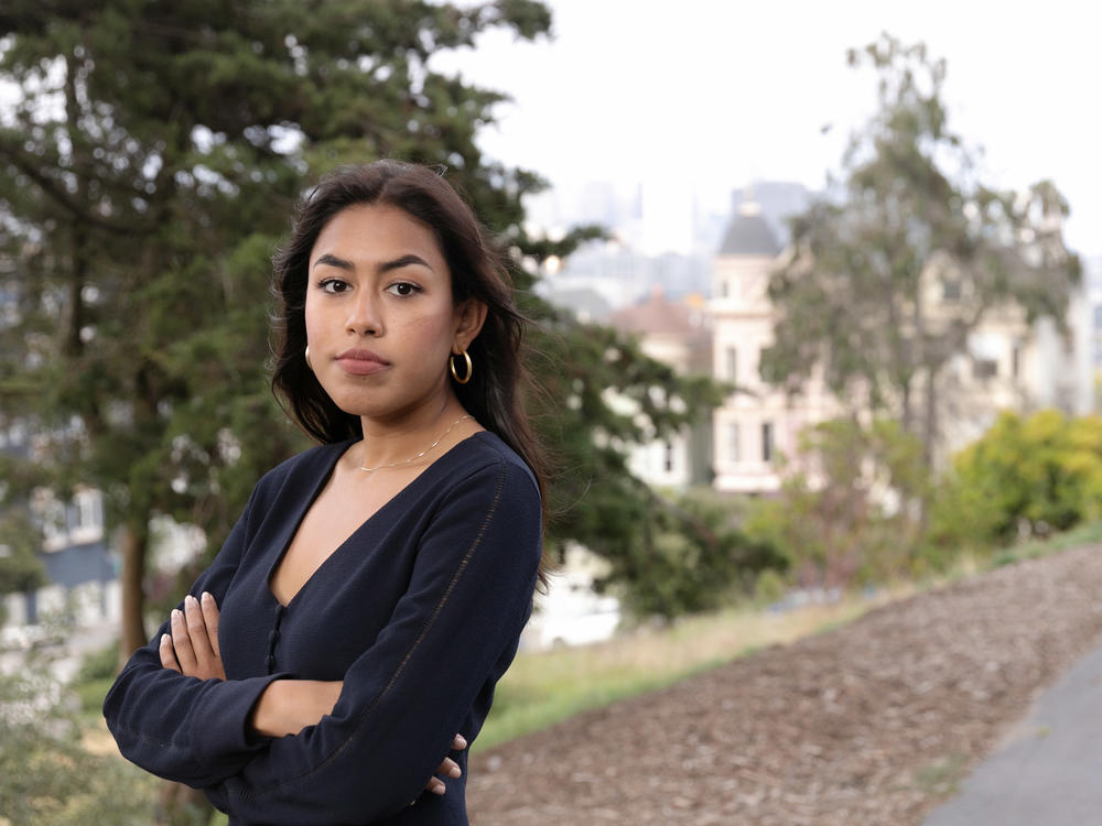 Tashrima Hossain, who used to work in Wall Street but quit to join Facebook, is part of a growing number of young people who are no longer attracted by the allure of Wall Street despite the rising salaries. She poses for a portrait at Alamo Square in San Francisco, Calif. on Wednesday, August 11, 2021.