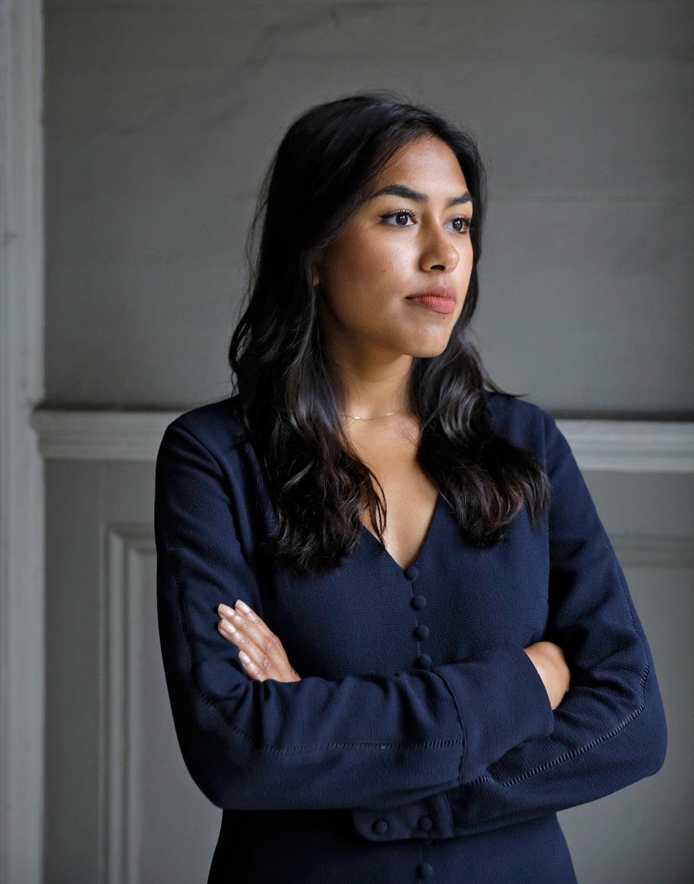 Frustrated by the long hours at J.P. Morgan, Tashrima Hossain decided to quit her high-paying job there early. She is photographed here in San Francisco, Calif. on Wednesday, August 11, 2021.