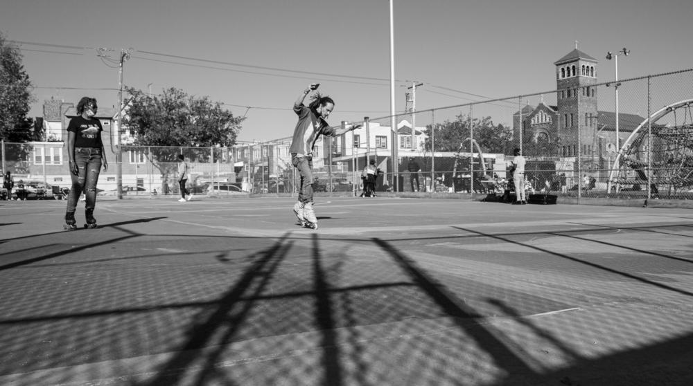 <em>Election Day at Granahan Playground & Skate Park, Philadelphia, 2020</em>